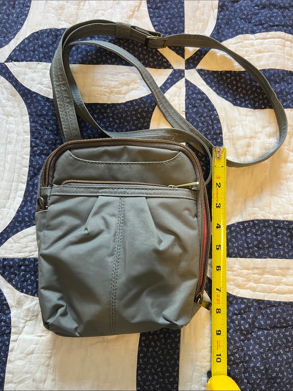 Travelon gray Crossbody Bag small